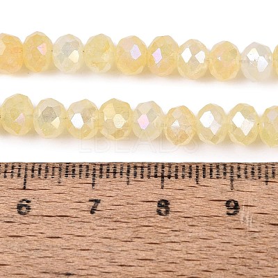 Electroplate Crackle Imitation Jade Glass Beads Strands LS-EGLA-Q131-02B-08-1