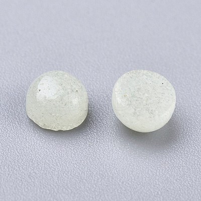Synthetic Luminous Stone Cabochons G-P393-R63-4MM-1