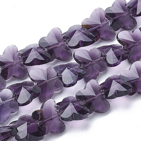 Transparent Glass Beads GLAA-Q066-10mm-B03-1