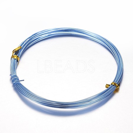 Round Aluminum Craft Wire AW-D009-0.8mm-10m-19-1