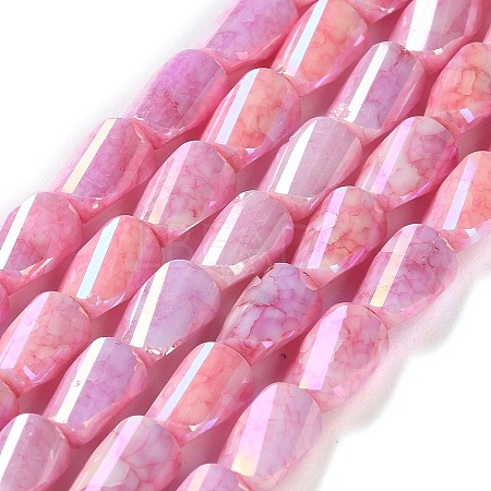 Ombre Effect Dyed Glass Beads Strands GLAA-I059-01E-1