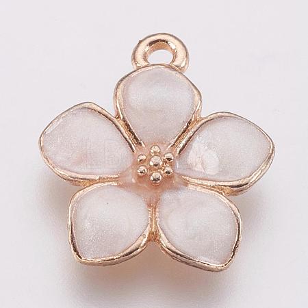 Zinc Alloy Enamel Pendants PALLOY-I124-10G-B-1