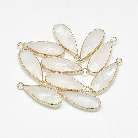 Natural Quartz Crystal Pendants G-Q494-55A-1