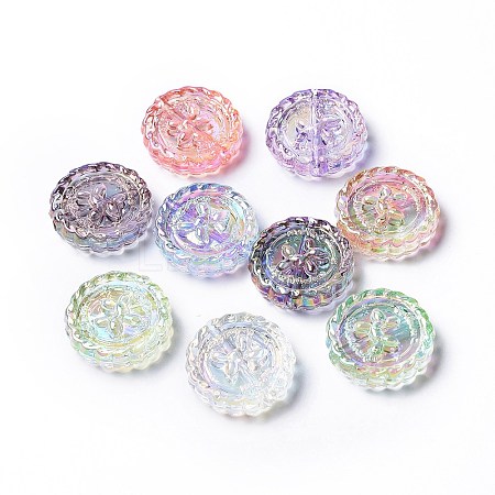 Transparent Acrylic Beads X-TACR-K004-03-1