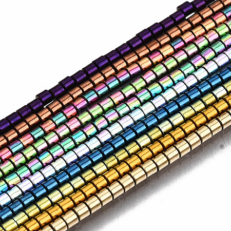 Electroplate Non-magnetic Synthetic Hematite Beads Strands G-T114-79-1