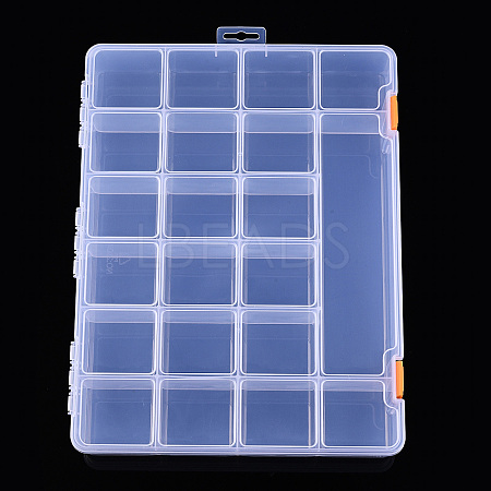 Rectangle Polypropylene(PP) Bead Storage Container CON-N013-07-1