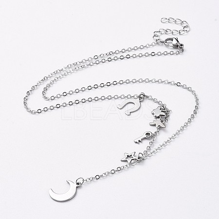 Pendant Necklaces NJEW-JN02627-1