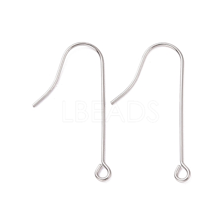 Tarnish Resistant 316 Surgical Stainless Steel Earring Hooks STAS-E027-02B-P-1