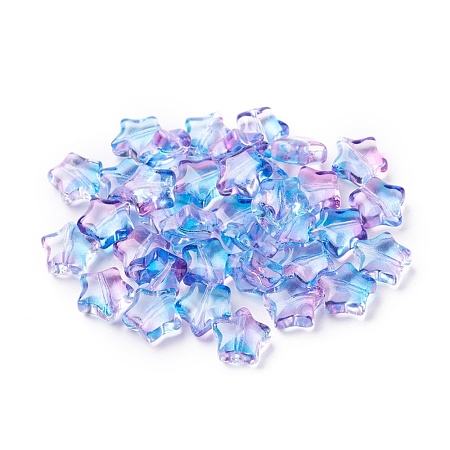 Electroplate Glass Beads X-EGLA-E059-G11-1