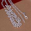 Popular Silver Color Plated Brass Ball Bib Necklaces NJEW-BB12694-3