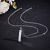 1Pc Stainless Steel Perfume Bottle Necklaces NJEW-UN0001-92P-2