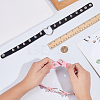 2Pcs 2 Colors Adjustable Gothic PU Leather Alloy Heart Spike Rivet Heart Choker Necklaces for Women NJEW-CL0001-17B-3