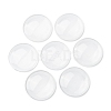 Transparent Glass Cabochons X-GGLA-R026-35mm-4