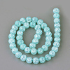 Synthetic Crackle Quartz Beads Strands GLAA-S134-8mm-11-3
