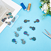 14Pcs Snowflake #5 Zinc Alloy Replacement Zipper Sliders FIND-GF0005-70A-4