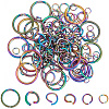 Beebeecraft 160Pcs 6 Sizes 304 Stainless Steel Open Jump Rings STAS-BBC0001-99-1