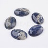 Natural Sodalite Flat Back Cabochons X-G-G741-30x40mm-06-1