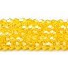Transparent Electroplate Glass Beads Strands LS-GLAA-F029-2mm-C22-1