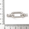 Rack Plating Brass Micro Pave Clear Cubic Zirconia Fold Over Clasps KK-A234-021B-P-2