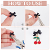 42Pcs Spray Painted Alloy Stud Earring Findings FIND-ME0004-22A-3