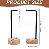 Wood Headset Display Stands Holder AJEW-WH0471-109A-2