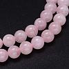 Natural Madagascar Rose Quartz  Beads Strands X-G-F641-01-B-5