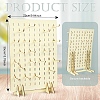 Desktop Rectangle Wooden Jewelry Bracelet Organizer Stands ODIS-YWC0001-01-3