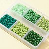1068Pcs 6 Style Baking Paint Opaque Colours Glass Seed Beads SEED-FS0001-03-5