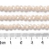 Electroplate Opaque Glass Beads Strands EGLA-A035-P4mm-A05-4
