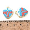Printed Brass Pendants KK-CBA42CA-07G-4