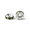 Brass Grade A Rhinestone Spacer Beads RB-A014-Z8mm-07S-2