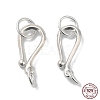 925 Sterling Silver S Shape Clasps STER-A009-17-1