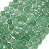 Natural Green Aventurine Beads Strands G-K389-E33-01-1