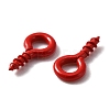 Stoving Varnish 100Pcs Iron Screw Eye Pin Peg Bails FIND-WH0036-29D-2