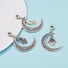 Tibetan Style Alloy European Dangle Charms PALLOY-JF00711-11