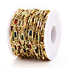 Brass Rectangle Link Chains CHC-N023-03E-G-2