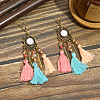 Alloy Round Chandelier Earrings FS-WGD7741-16-1
