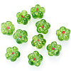 10Pcs Transparent Handmade Bumpy Lampwork Beads LAMP-TADJ0001-48D-3