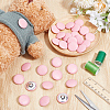 30Pcs Imitation Leather Snap Bottons BUTT-NB0001-90G-4