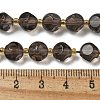 Natural Ice Obsidian Beads Strands G-K387-A09-02-3