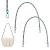   2Pcs Zinc Alloy Curb Chain Bag Handles FIND-PH0009-82A-1