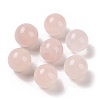 Natural Rose Quartz No Hole Sphere Beads G-K353-04C-01-1