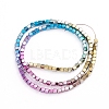 Electroplated Non-magnetic Synthetic Hematite Beads Strands G-L562-03A-3