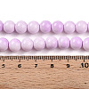 Baking Paint Glass Beads Strands DGLA-N012-8mm-02-4
