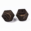 Painted Natural Wood Beads WOOD-T021-52C-M-3