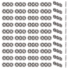 100Pcs Tibetan Style Alloy Spacer Bars TIBE-GO0001-08-1