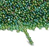 Round Transparent Colors Rainbow Glass Seed Beads X-SEED-A007-2mm-167-4