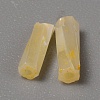 Opaque Colours Glass Twist Bugle Beads GLAA-WH0039-08G-2