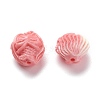 Carved Synthetic Coral Beads CORA-K007-01-4
