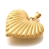 PVD Vacuum Plating 304 Stainless Steel Pendants STAS-U035-27G-2